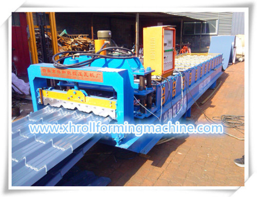 820 Galvanized Steel Glazed Tile Roofing Sheet Roll Forming Machine