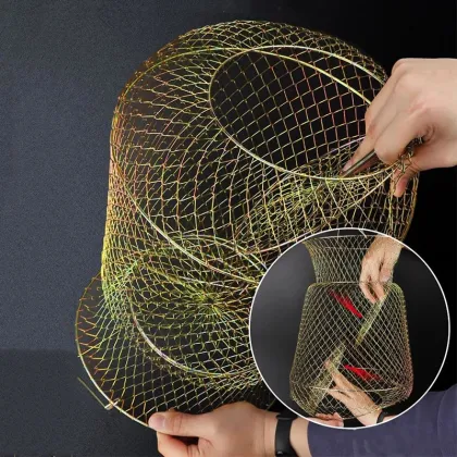 Multifilament Folding Steel Wire Fish Protection Basket