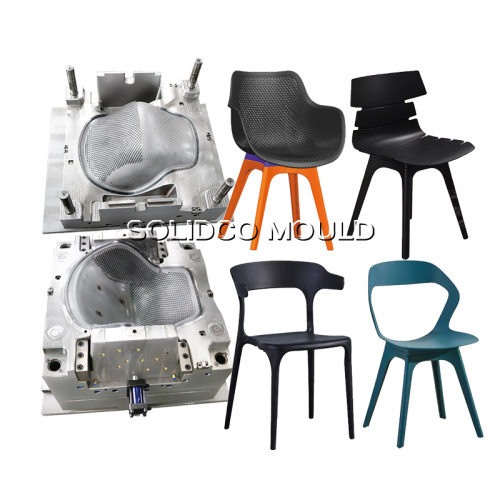 Injection Plastic Armless Chair Fabric Mold