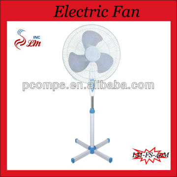 Household Pedestal Fan Copper Motor with Cross Base