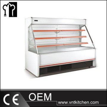 Supermarket Equipment Fan Cooling Glass Door Display Showcase (CE Approved)