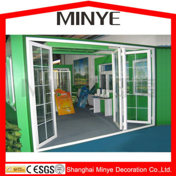 plastic pvc folding door/commercial used pvc folding door /elegant design pvc folding door