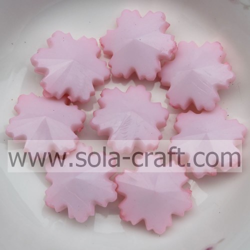 Wholesale Snowflake Shape Opaque Acrylic Beads