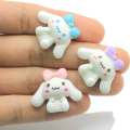 Kawaii Cartoon Hond Plaksteen Hars Cabochons Versieringen Voor Telefoon Decor Scrapbooking Voor Haar Boog Centrum Accessoires