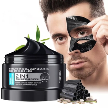 OEM Private Label Charcoal Face Maske - Tiefe Reinigung Pore -Schwarzkopf -Entferner für alle Hauttypen