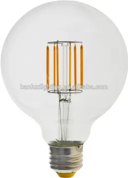Vintage LED Filament Bulb G125 4W LED Light Bulb Clear LED Edison Bulb