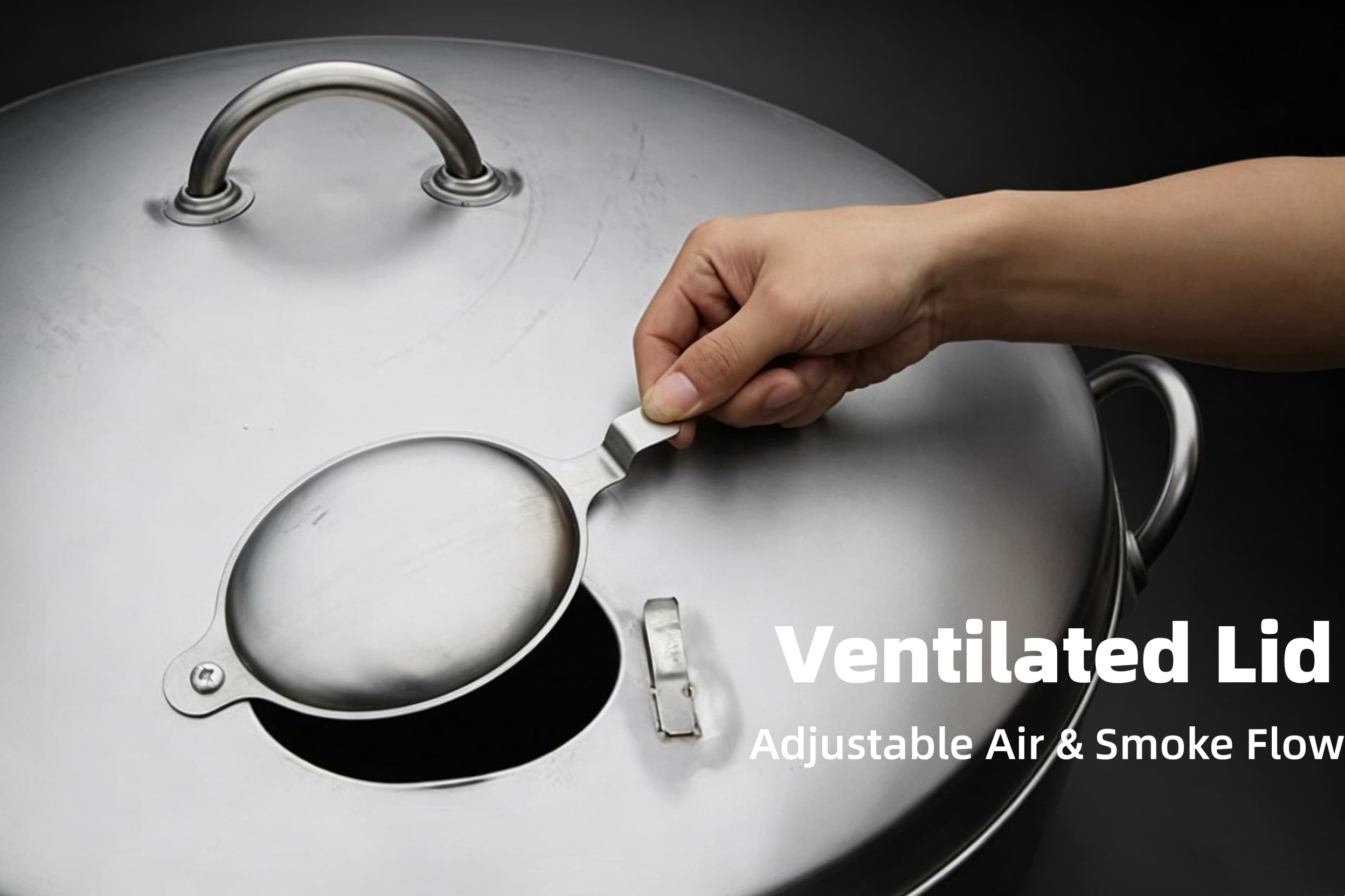 Vent Lid Roaster Part