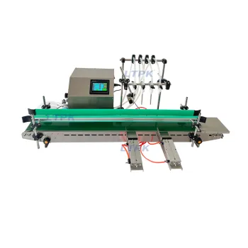 Desktop Four Head Diaphragm Pump Assembly Line Filling Packing Machine - LT-LS31D 100ml to 550ml Liquid Filler