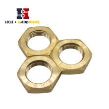 Venta caliente Hex Jam Nut Brass