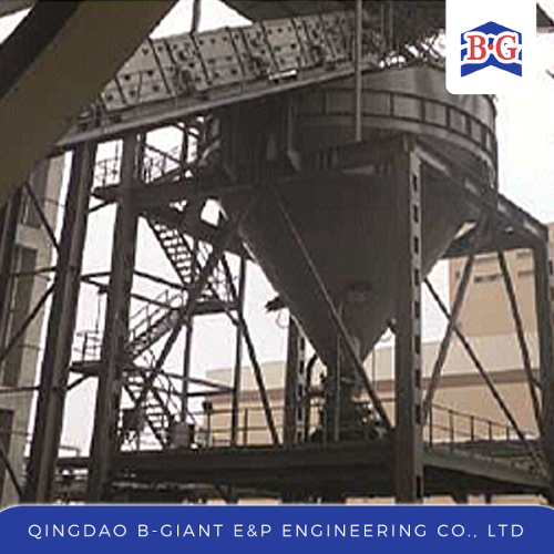 Système de stockage de scories d'acier de centrale électrique