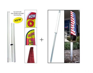 3x11.5Ft super flags,swooper flags