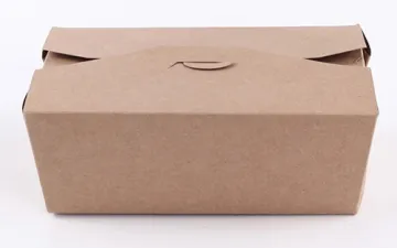 Customized brown kraft food boxes