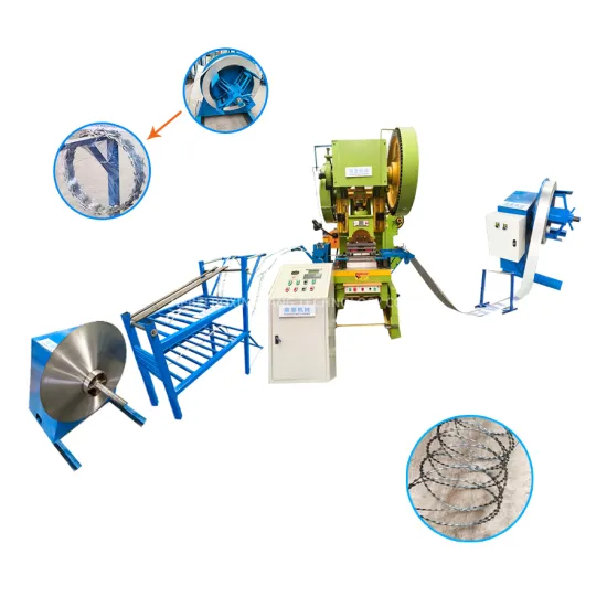 High-Speed Automatic Razor Barbed Wire Making Machine
