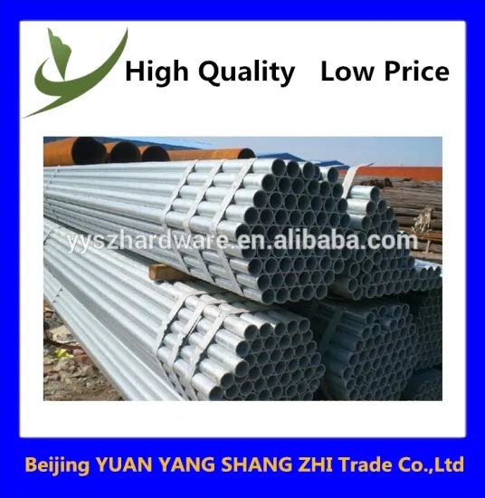 Schedule 80 Hot Dip Galvanized Steel Pipe/Tube