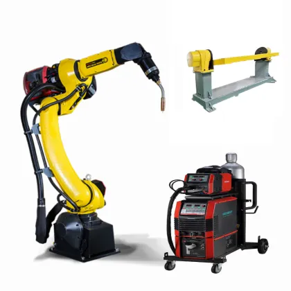 ARC Mate100ID Welding Robot with MegMeet TBI Torch and Positioner