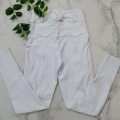 White Anti-slip Silicone Riding Breeches for Kids