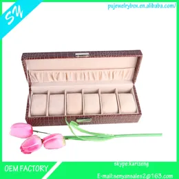 pu leather watch box for men