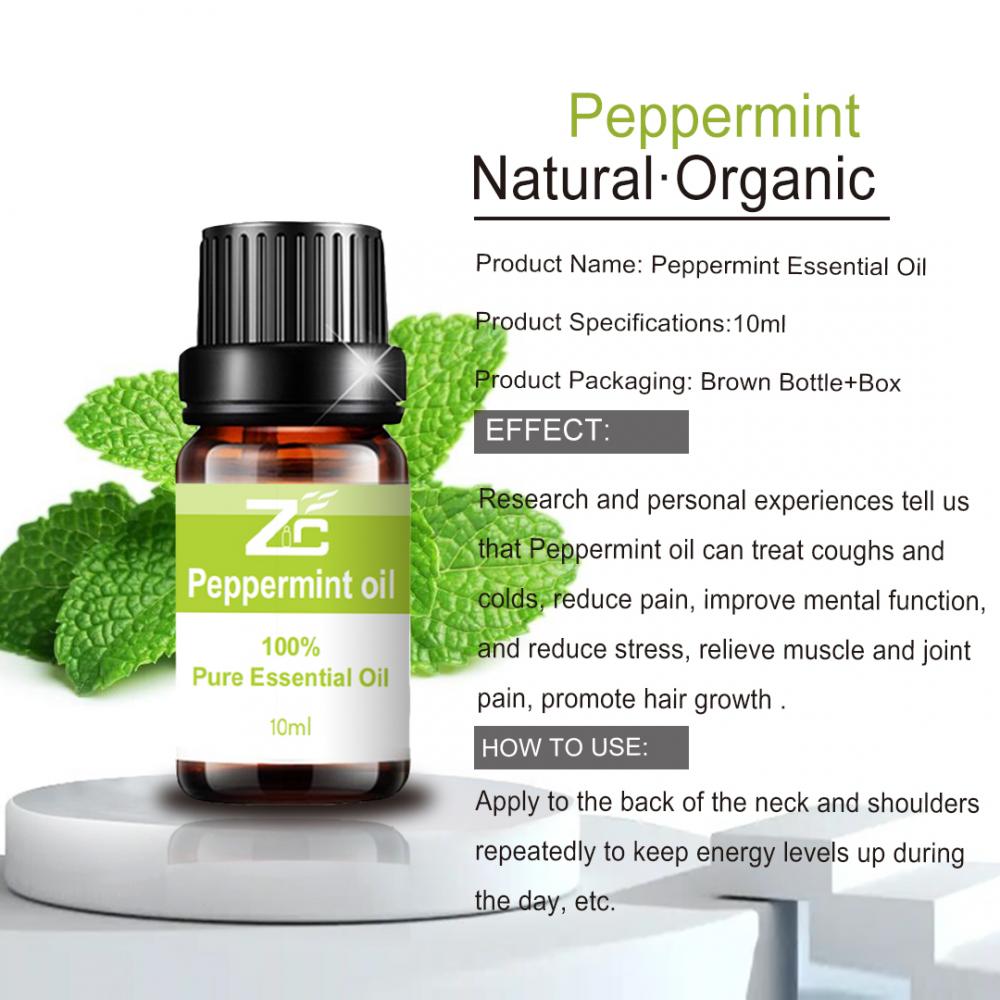 Pure Natural Peppermint Essential Oil For Body Care
