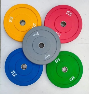 Custom Competition Rubber Bumper Plates Set - Wholesale Weightlifting Equipment