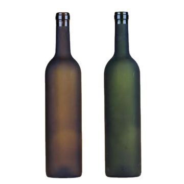 Bottiglie di vino in vetro glassata all'ingrosso di alta qualità 520 ml