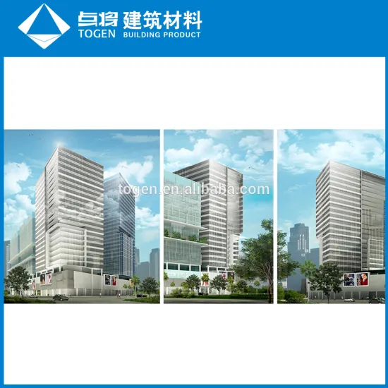 Low-E Glass Curtain Wall With Factory Price