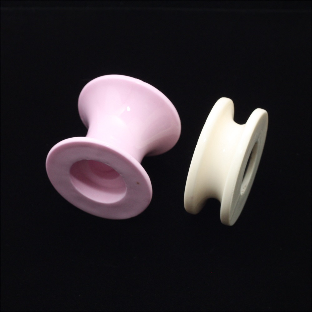 Textile Assembled Ceramic Idler Pulley Wire Guide Roller, High Quality