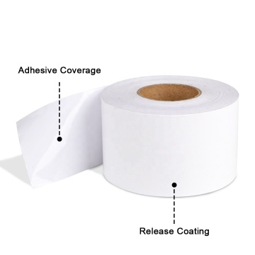 Roll paper with non-liner barcode thermal label