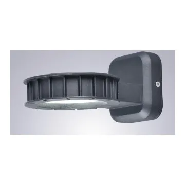Aluminium body and tempered glass diffuser  LED outside wall lamp