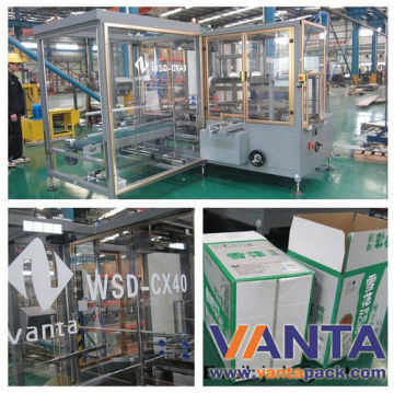 Beverage Automatic Carton Erector And Bottom Sealer Packaging Equipment