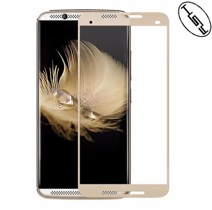 HUYSHE full cover screen protector for axon 7 tempered glass screen protector for ZTE Axon 7