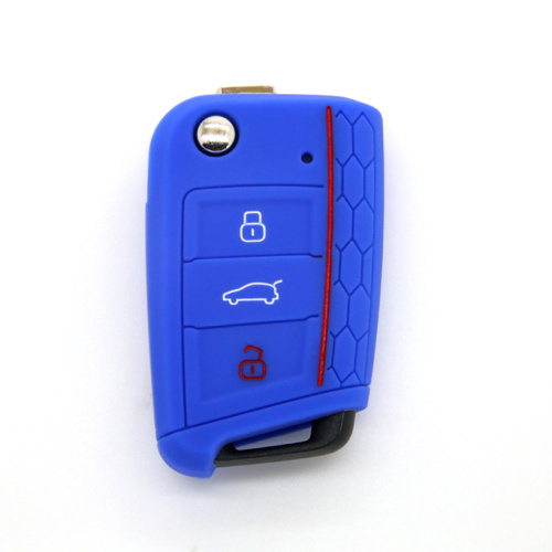 Golf 7 colorful rubber car key cover