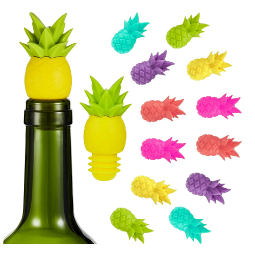 Funny Pineapple Silicone Wine Bottle Stoppers