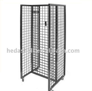 6 Sided Wire Mesh Display Racks and Stands