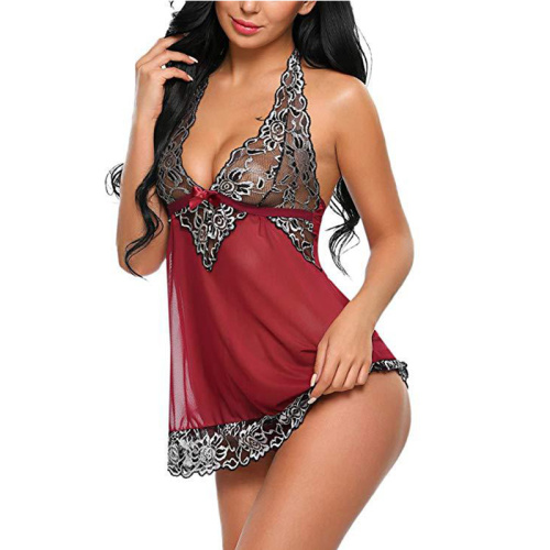 Mujeres con cuello en V lencería babydoll