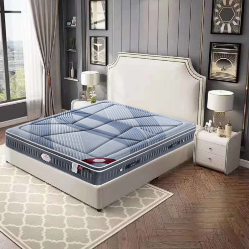 New Arrival Luxury carbon fabri hybrid spring mattress