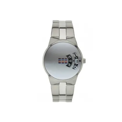 Japanese Quartz Watch with Disc Dial LED Watch