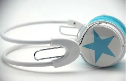 Star Mix Style Portable Stereo Headphones For Mp4 / Computer 108db