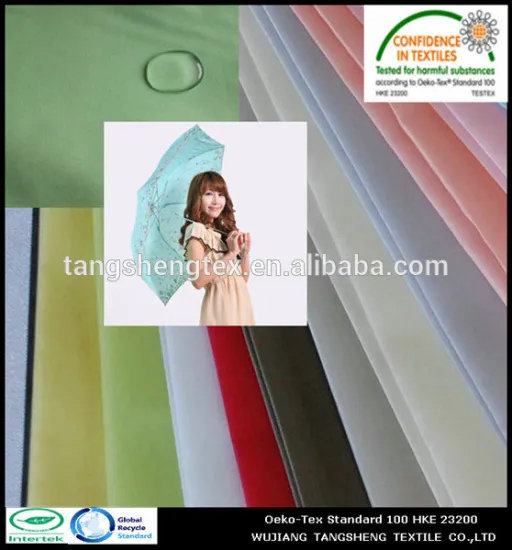 100%RPET sun umbrella fabric Anti-UV/Waterproof fabric