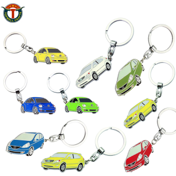 Wholesale Custom 3D Enamel Car Keychain with Logo