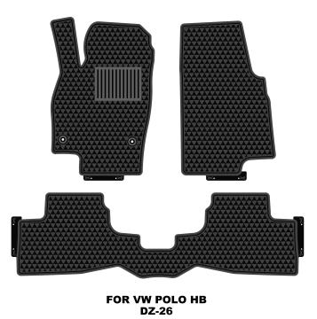 Wholesale Waterproof Durable Non-slip Car Mat Latex 2D Car Floor Mat Fit For VW POLO HB
