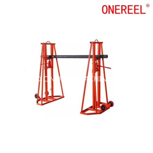 Hydraulic Cable Reel Stand Drum Jack with Spindle China Manufacturer