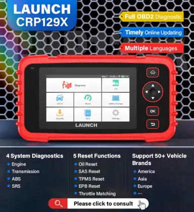 Professional Launch CRP129: Premium Code Reader for Full System Car Diagnostics