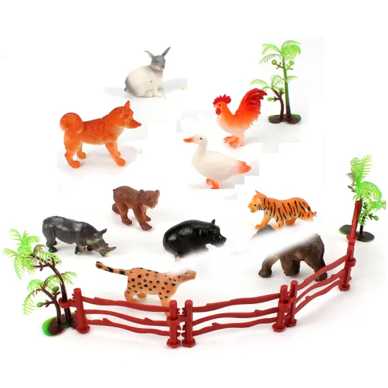 Search Engine Title: Mini Elephant, Cat, and Fun Animal World Toys by DollarToys