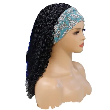 Wholesale Headband Wig Human Hair For Black Women,Remy Human Hair Headband Wig,Headband Kinky Ponytail Human Hair Wig