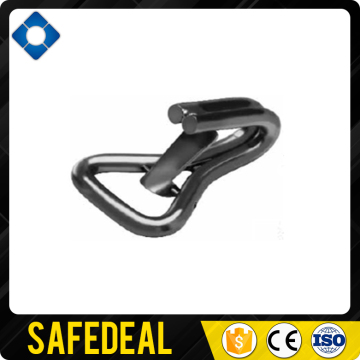 1" Width 1,500 daN Metal Double J Hook with Latch