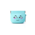 New shrapnel mouth gold silicone coin purse bag mini soft surface buckle female coin bag cartoon silicone hold bag