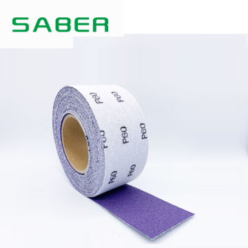 Purple Film Sandpaper Coated Ceramic Abrasive Roll for Polishing