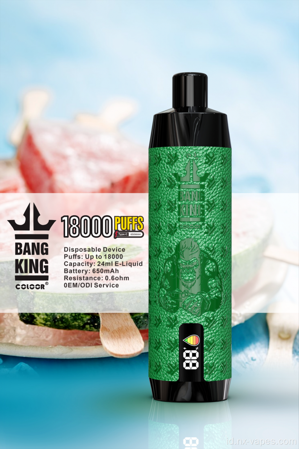 Bang King 18000 Puffs Asli E Rokok Grosir
