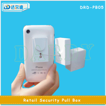 White Mobile Phone Security Pull Box Recoiler