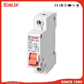 Miniature Circuit Breaker 10KA 32A TUV KNB6-63 4P